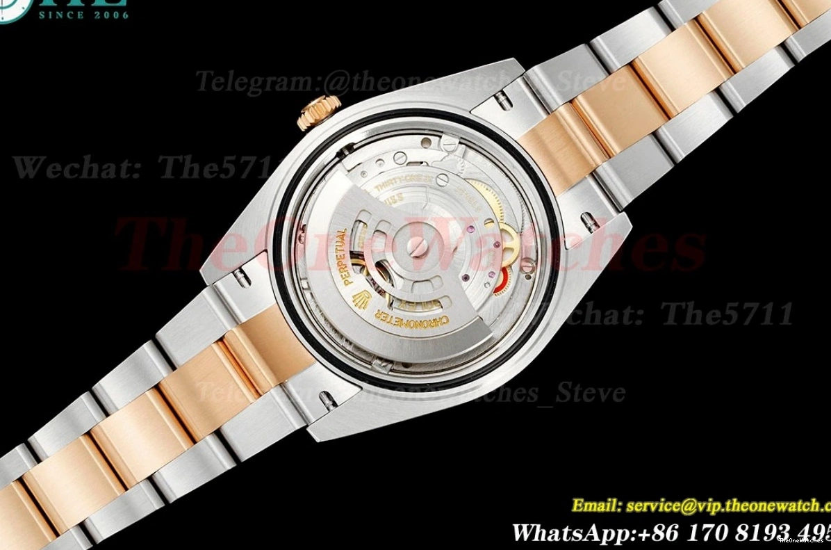 SS Oys Textured EWEF Datejust RG 41mm 126331 Silver A3235 Dia 1209